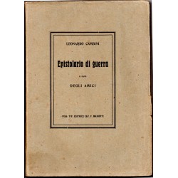 Epistolario di guerra -...